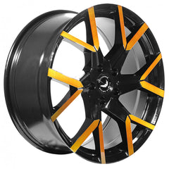 Barracuda Tzunamee EVO black gloss flashgold Alufelge 8x18 Zoll ET40 LK 5x108 ML73.1