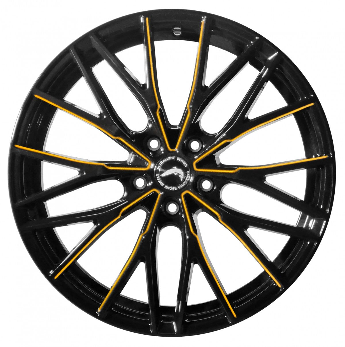 Barracuda Project 3.0 black gloss flashgold 8.5x18 ET43 - LK5/112 ML73.1