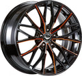 Barracuda Project 3.0 black gloss flashorange 8.5x19 ET40 - LK5/108 ML73.1