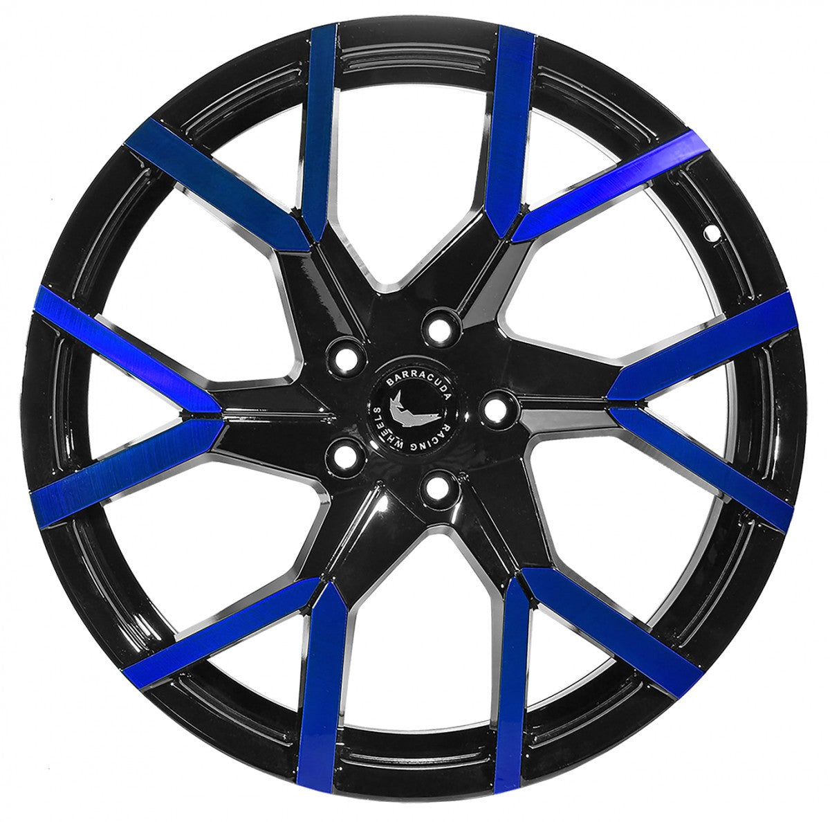 Barracuda Tzunamee EVO black gloss flashblue 9x20 ET40 - LK5/108 ML73.1