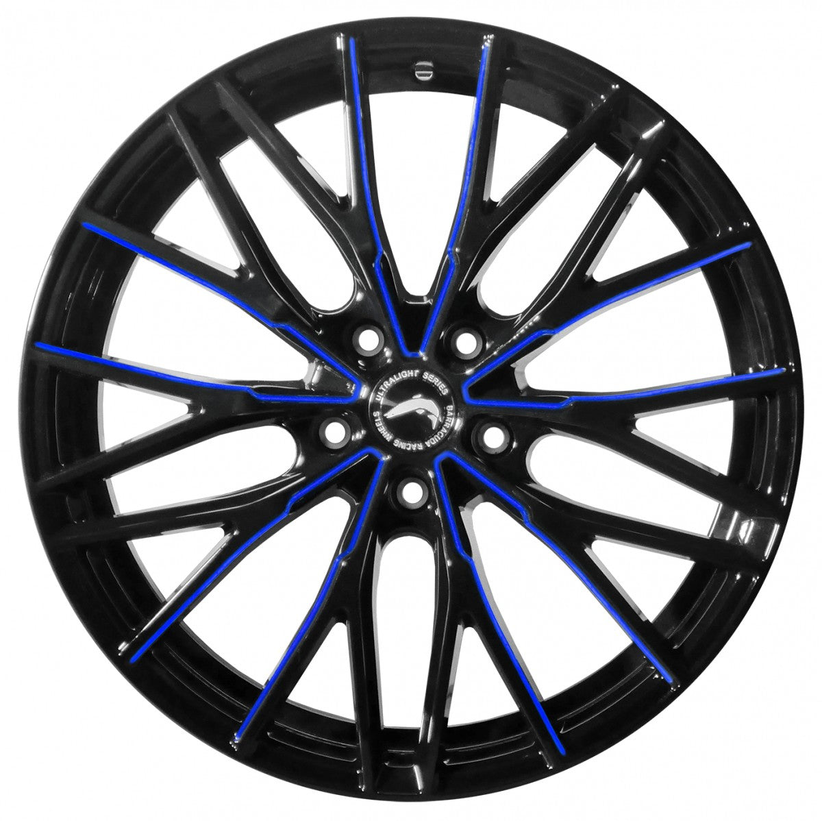 Barracuda Project 3.0 black gloss flashblue 8.5x20 ET40 - LK5/114.3 ML73.1