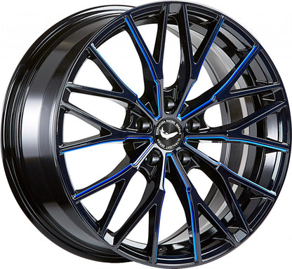 Barracuda Project 3.0 black gloss flashblue 10x20 ET40 - LK5/120 ML72.6