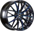Barracuda Project 3.0 black gloss flashblue 8.5x19 ET40 - LK5/114.3 ML73.1