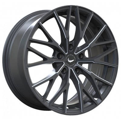 Barracuda Project 3.0 mattblack PureSports gefräst - DS25 10x20 ET18 - LK5/112 ML73.1