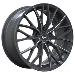 Barracuda Project 3.0 mattblack PureSports gefräst - DS25 Alufelge 10x20 Zoll ET18 LK 5x112 ML73.1