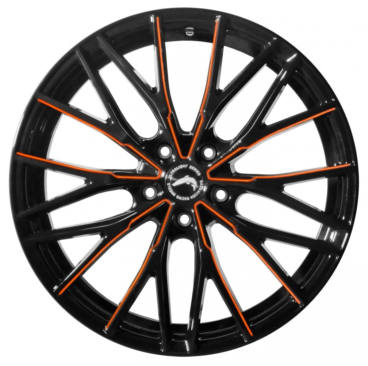 Barracuda Project 3.0 black gloss flashorange - DS25 10x20 ET18 - LK5/112 ML73.1