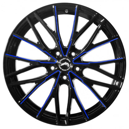 Barracuda Project 3.0 black gloss flashblue - DS25 10x20 ET18 - LK5/112 ML73.1