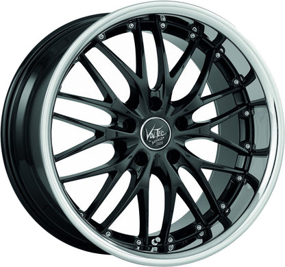 Barracuda Voltec T6 higloss black inox lip 9x18 ET35 - LK5/120 ML72.6