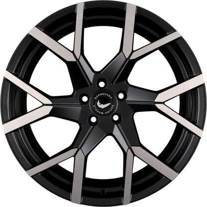 Barracuda Tzunamee EVO dark gunmetal brushed Alufelge 8x18 Zoll ET33 LK 5x100 ML73.1 – Bild 3