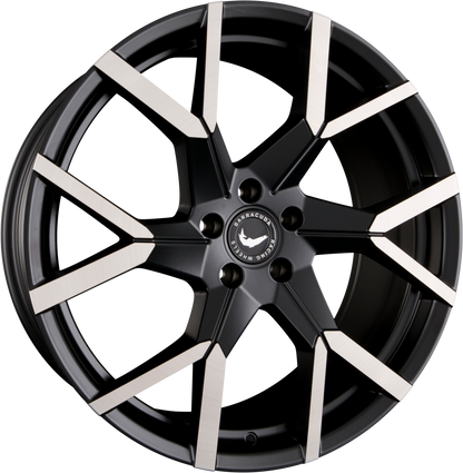 Barracuda Tzunamee EVO dark gunmetal brushed Alufelge 8x18 Zoll ET33 LK 5x100 ML73.1 – Bild 4