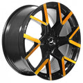Barracuda Tzunamee EVO black gloss flashgold 8x18 ET33 - LK5/100 ML73.1