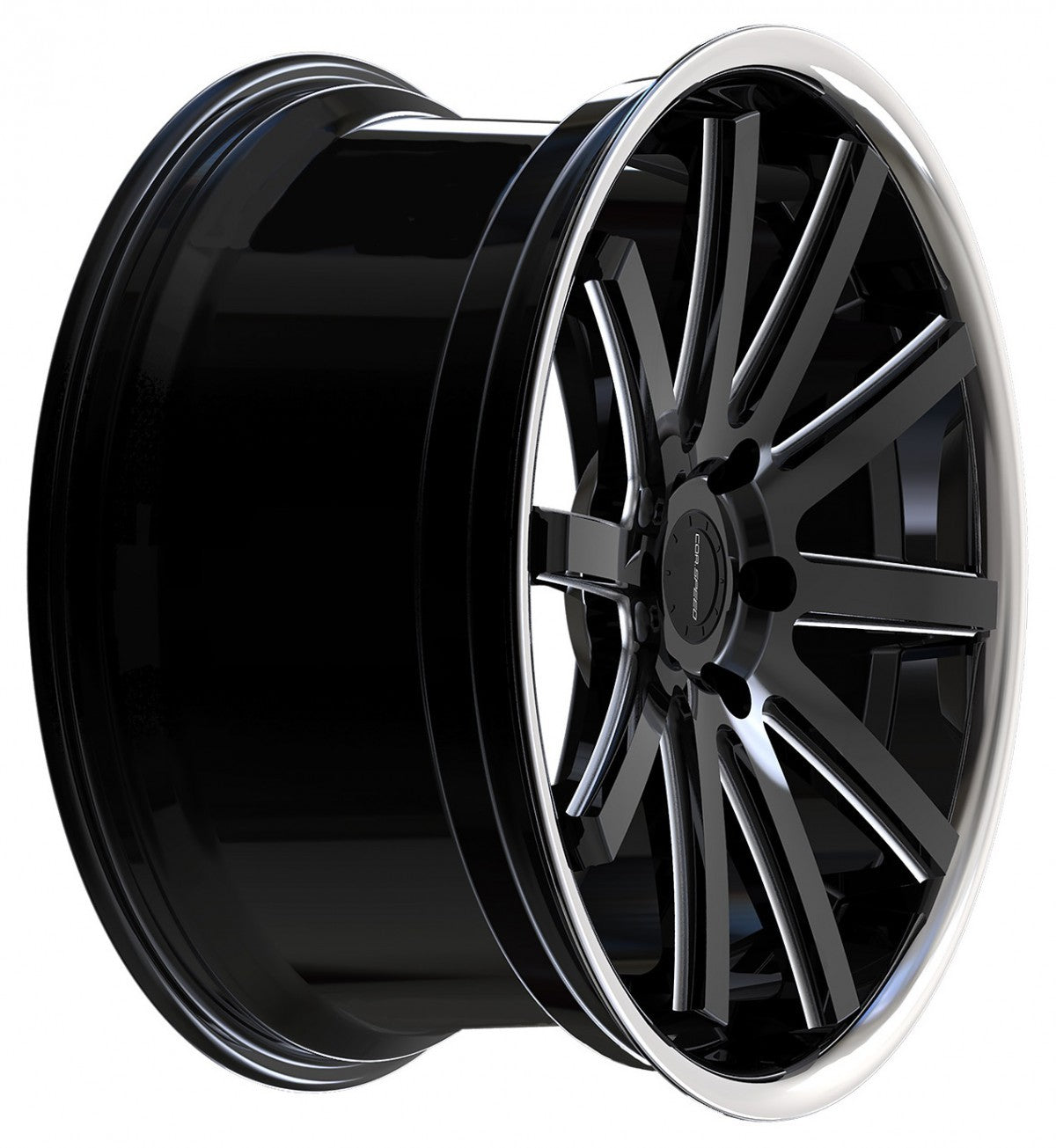 Corspeed Deville Inox mattblack PureSport gefräst - DS15 Alufelge 10x20 Zoll ET32 LK 5x112 ML73.1 – Bild 3