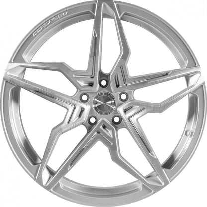 Corspeed Kharma silver-brushed-surface 9x20 ET40 - LK5/114.3 ML73.1 – Bild 2