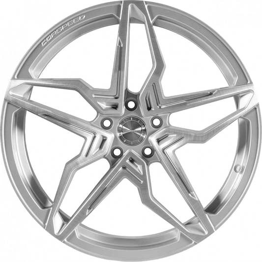 Corspeed Kharma silver-brushed-surface 10x20 ET35 - LK5/112 ML73.1 – Bild 2