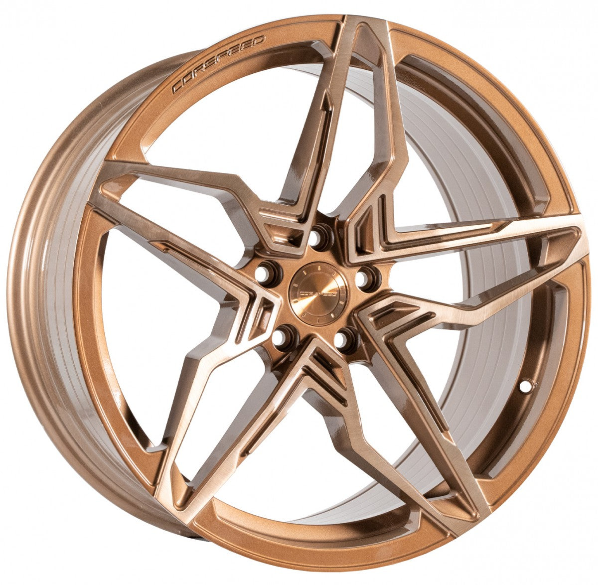 Corspeed Kharma higloss-bronze brushed surface 9x20 ET35 - LK5/112 ML73.1