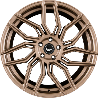 Barracuda Dragoon higloss-bronze Alufelge 8.5x19 Zoll ET40 LK 5x108 ML73.1 – Bild 4