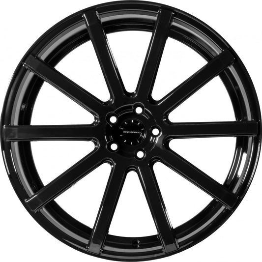 Corspeed Deville higloss-black 10.5x22 ET40 - LK5/112 ML73.1 – Bild 2