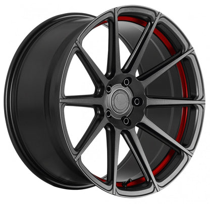 Barracuda Project 2.0 mattgunmetal / Undercut Color Trim rot 8.5x19 ET35 - LK5/114.3 ML73.1