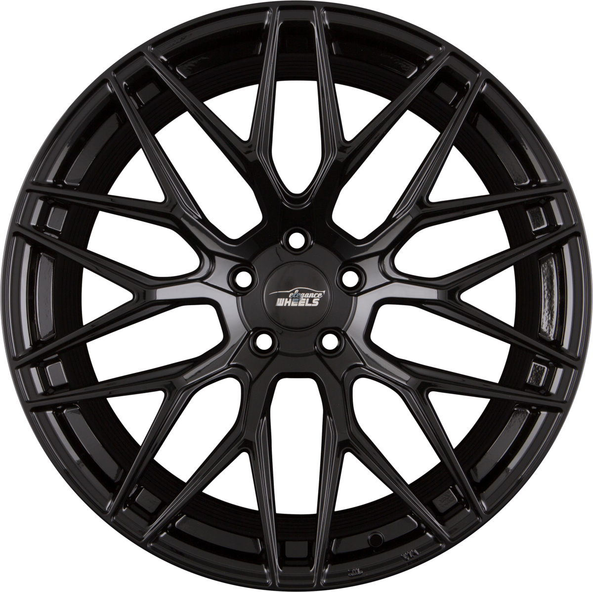 Elegance E3 Highgloss Black Alufelge 8.5x19 Zoll ET43 LK 5x120 ML72.6