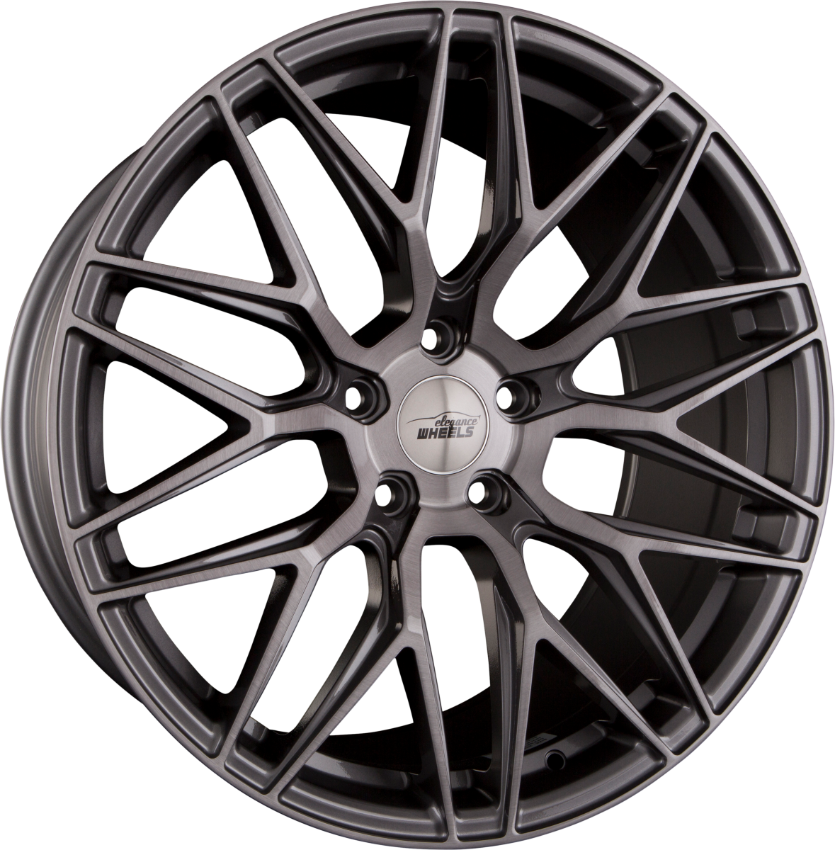 Elegance E3 Titan Brushed Alufelge 9.5x19 Zoll ET45 LK 5x112 ML73.1 – Bild 2