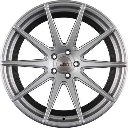 Elegance E1 Concave Silver Alufelge 8.5x19 Zoll ET43 LK 5x112 ML66.6