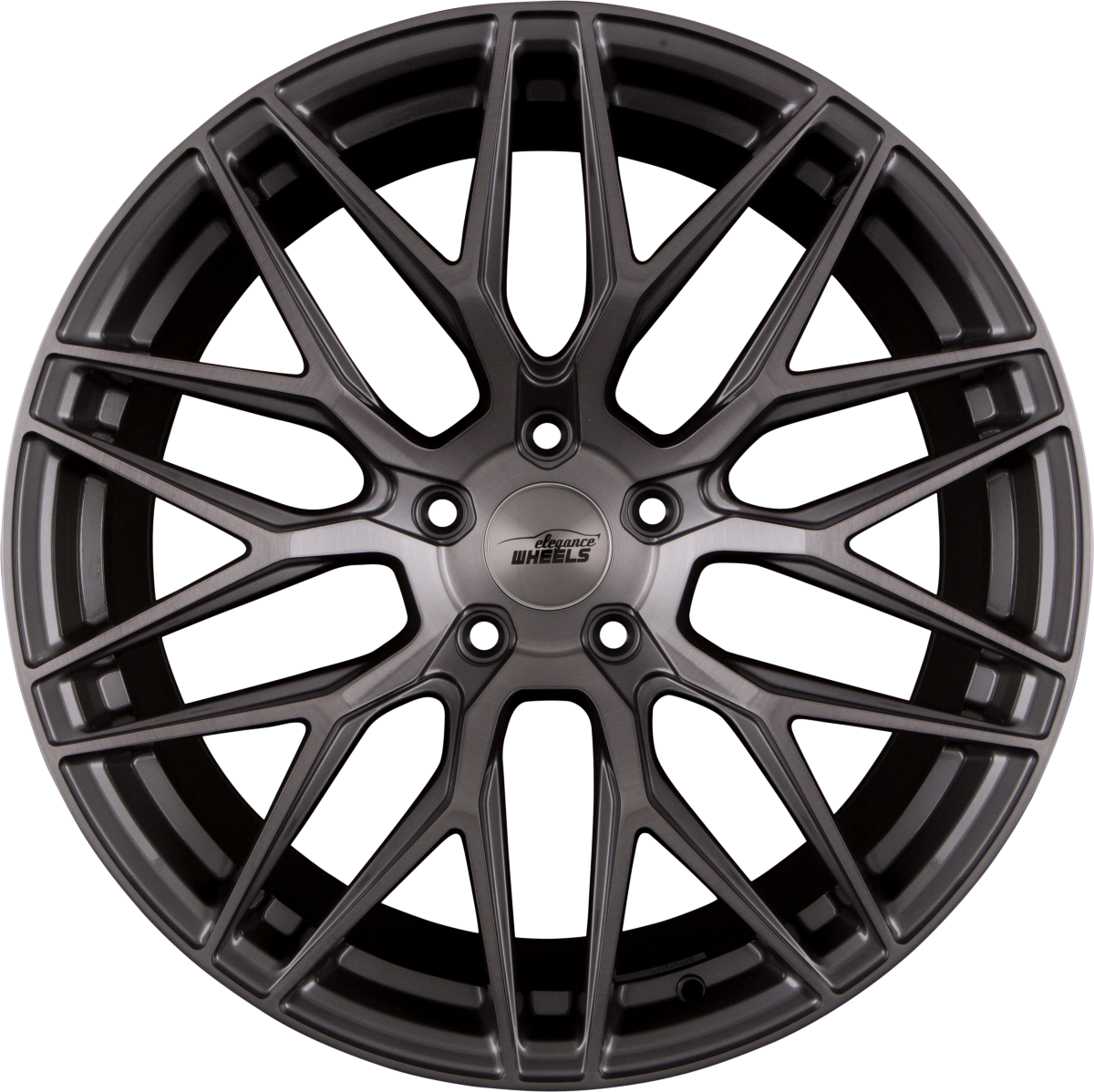 Elegance E3 Titan Brushed Alufelge 10x20 Zoll ET45 LK 5x112 ML73.1