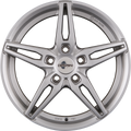 Carmani CA15 Oskar Kristall Silber (KS) Alufelge 6.5x16 Zoll ET38 LK 5x112 ML66.6