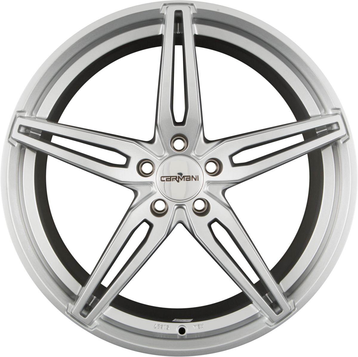 Carmani CA15 Oskar Kristall Silber (18 - 20 Zoll) Alufelge 7.5x18 Zoll ET49 LK 5x112 ML57.1