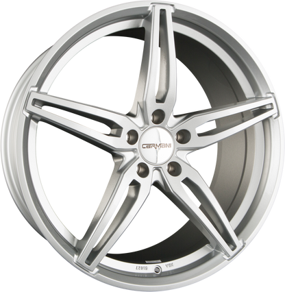 Carmani CA15 Oskar Kristall Silber (18 - 20 Zoll) Alufelge 7.5x18 Zoll ET49 LK 5x112 ML57.1 – Bild 2