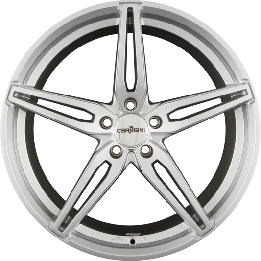Carmani CA15 Oskar Kristall Silber (18 - 20 Zoll) Alufelge 7.5x18 Zoll ET47 LK 5x112 ML66.6
