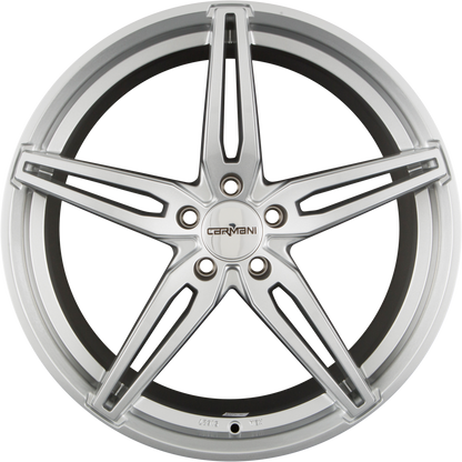 Carmani CA15 Oskar Kristall Silber (18 - 20 Zoll) Alufelge 7.5x18 Zoll ET47 LK 5x112 ML66.6
