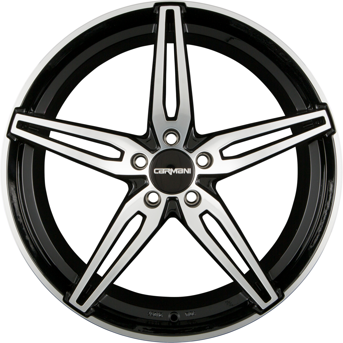 Carmani CA15 Oskar Black Polish (BP) Alufelge 8.5x18 Zoll ET43 LK 5x112 ML66.6