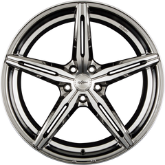 Oxigin OX23 Diamond Black Chrome Polish (BCP) Alufelge 8.5x19 Zoll ET40 LK 5x115 ML70.2