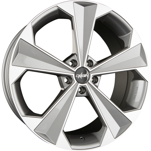 Oxigin OX22 Oxrs Titan Polish Alufelge 9x20 Zoll ET35 LK 5x112 ML66.6 – Bild 2