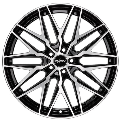 Oxigin 25 Oxcross black full polish Alufelge 8.5x19 Zoll ET38 LK 5x120 ML72.6 – Bild 2