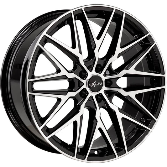 Oxigin 25 Oxcross black full polish Alufelge 9x20 Zoll ET28 LK 5x112 ML66.6