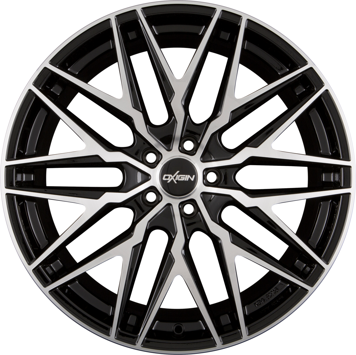 Oxigin 25 Oxcross black full polish Alufelge 10.5x20 Zoll ET45 LK 5x120 ML76.9 – Bild 4