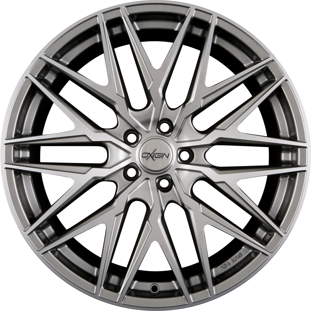 Oxigin OX25 Oxcross Hyper Silver Polish (HSP) Alufelge 8.5x19 Zoll ET32 LK 5x105 ML56.6