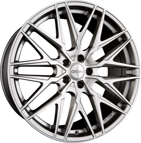 Oxigin OX25 Oxcross Hyper Silver Polish (HSP) Alufelge 8.5x19 Zoll ET32 LK 5x105 ML56.6 – Bild 2