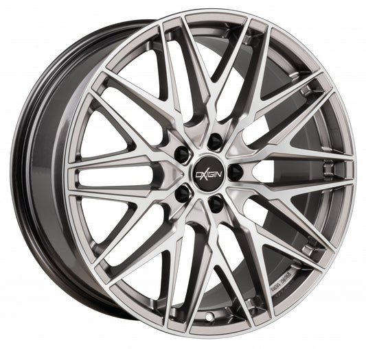 Oxigin 25 Oxcross hyper silver polish Alufelge 8.5x19 Zoll ET45 LK 5x112 ML66.6