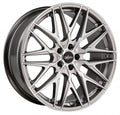 Oxigin 25 Oxcross hyper silver polish Alufelge 9x20 Zoll ET28 LK 5x112 ML66.6