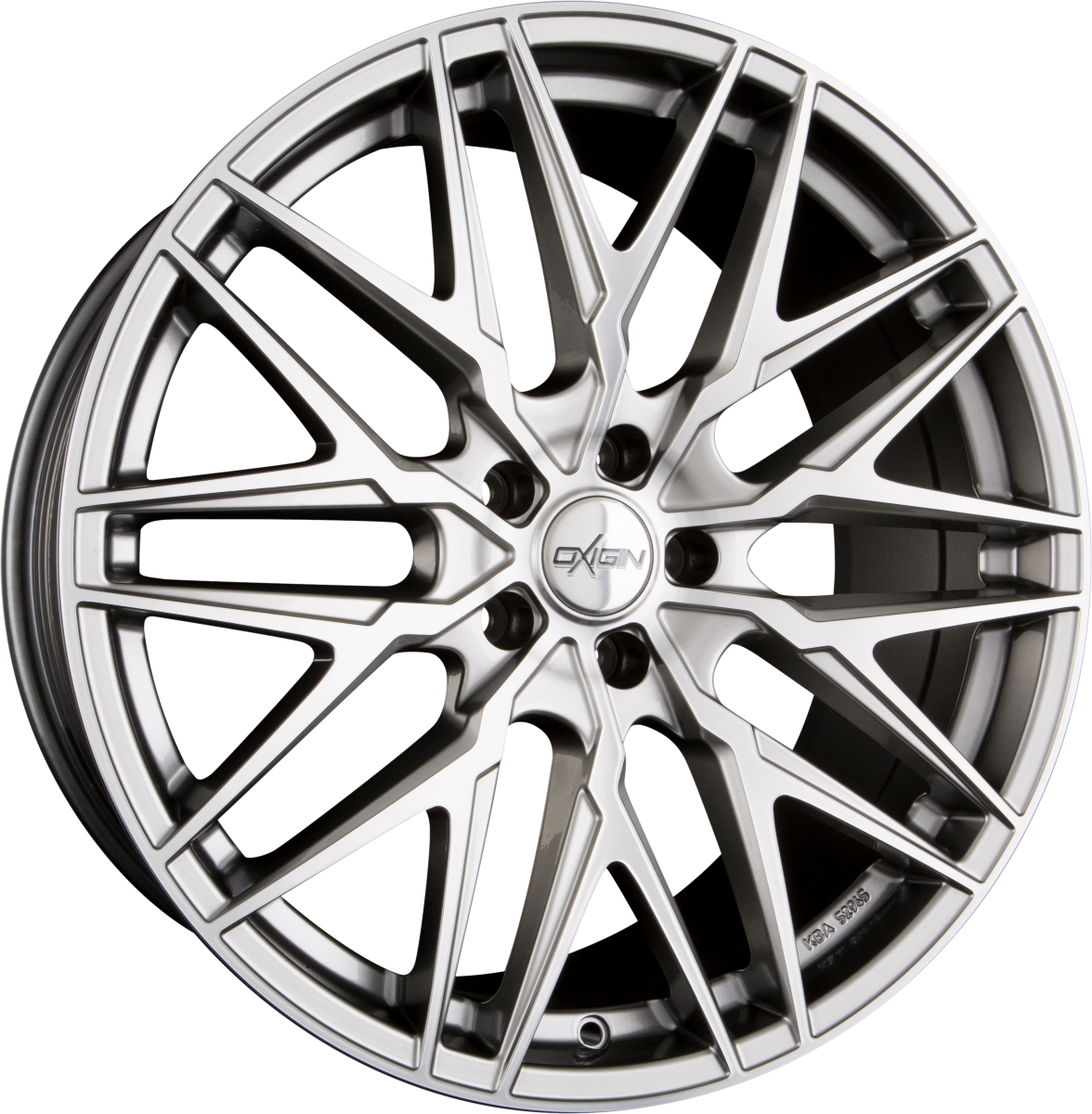 Oxigin 25 Oxcross hyper silver polish Alufelge 9x20 Zoll ET28 LK 5x112 ML66.6 – Bild 5