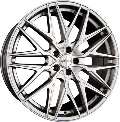 Oxigin 25 Oxcross hyper silver polish Alufelge 9x20 Zoll ET28 LK 5x112 ML66.6 – Bild 5