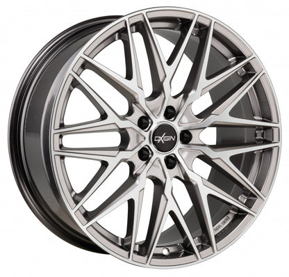 Oxigin 25 Oxcross hyper silver polish Alufelge 10.5x20 Zoll ET50 LK 5x114.3 ML72.6