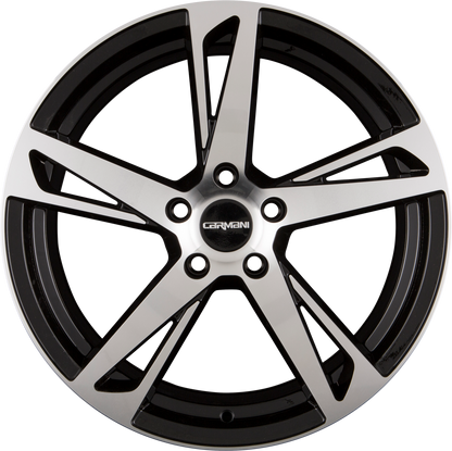 Carmani CA16 Anton Black Polish (BP) Alufelge 7.5x17 Zoll ET52 LK 5x112 ML66.6