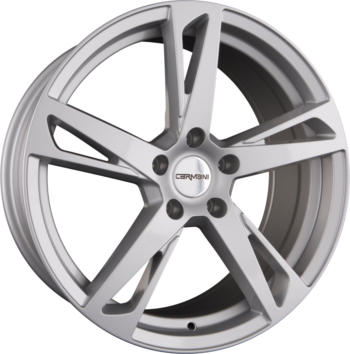 Carmani CA16 Anton Kristall Silber (KS) Alufelge 8x18 Zoll ET39 LK 5x112 ML66.6 – Bild 2