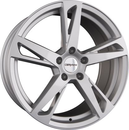 Carmani CA16 Anton Kristall Silber (KS) Alufelge 8x18 Zoll ET39 LK 5x112 ML66.6 – Bild 2