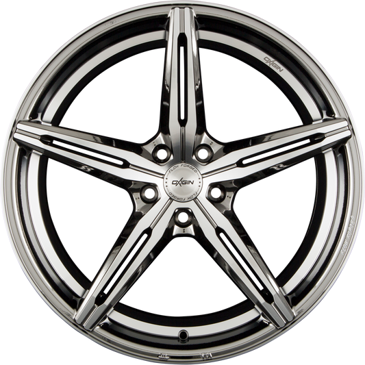 Oxigin OX23 Diamond Black Chrome Polish (BCP) Alufelge 9.5x19 Zoll ET48 LK 5x112 ML66.6
