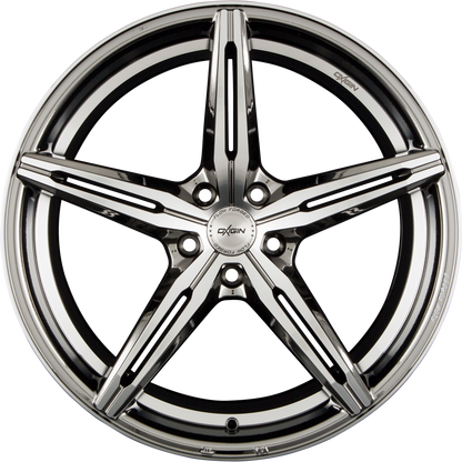 Oxigin OX23 Diamond Black Chrome Polish (BCP) Alufelge 9.5x19 Zoll ET48 LK 5x112 ML66.6