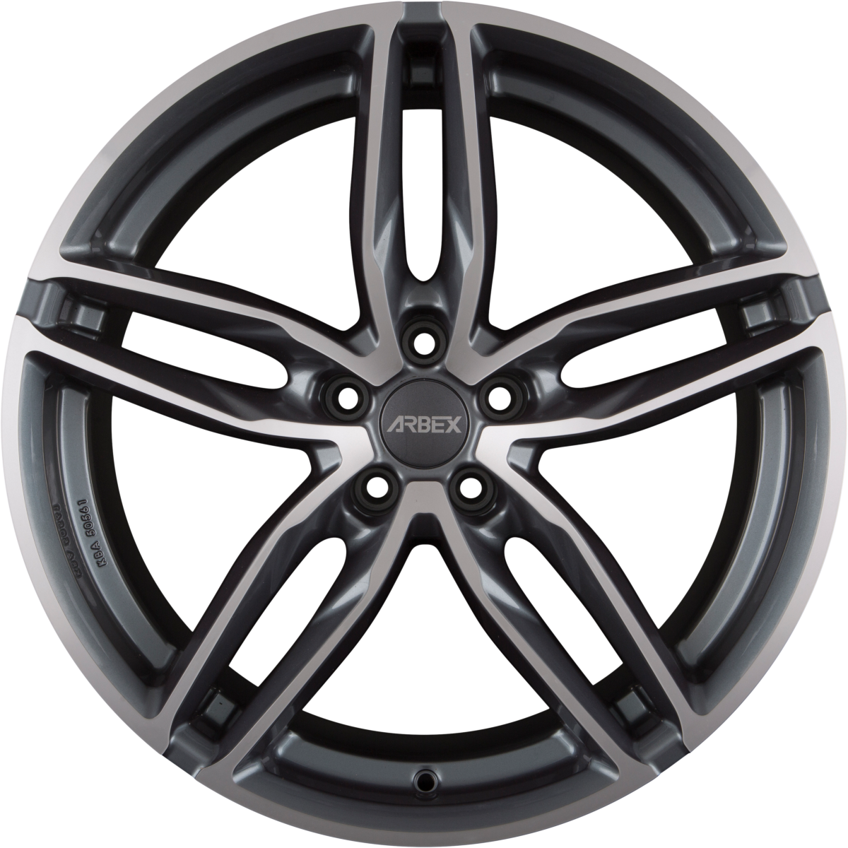 Arbex 2 Titan Polish Alufelge 9x20 Zoll ET45 LK 5x108 ML72.6